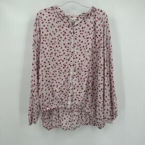 Anna Glover x HM Womens Top Size 14 Oversized Abstract Artsy Modern